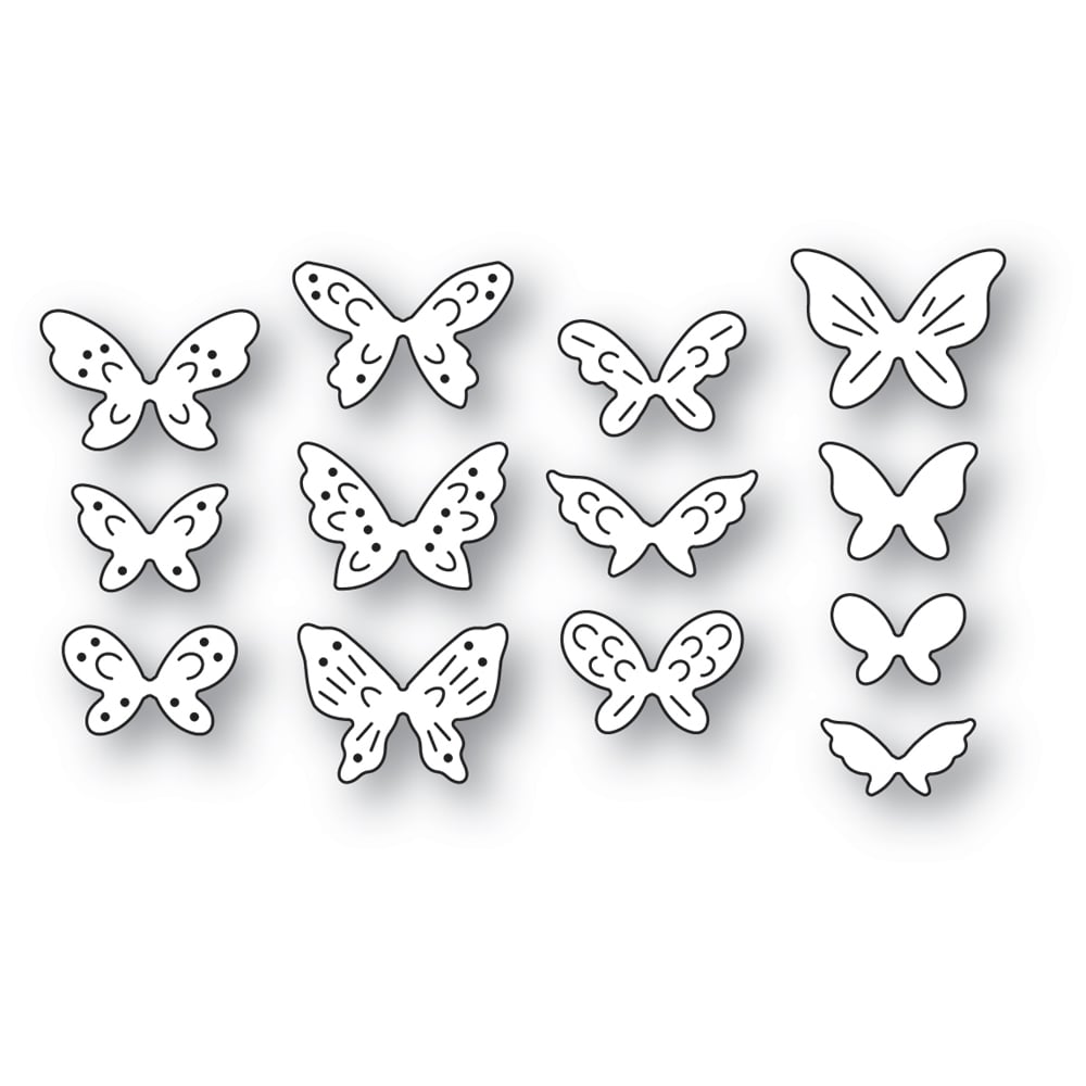 Poppystamps 2602 Bunches o’ Butterflies craft die