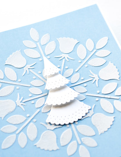 Poppystamps 2629 Nordic Dimpled Tree Toppers