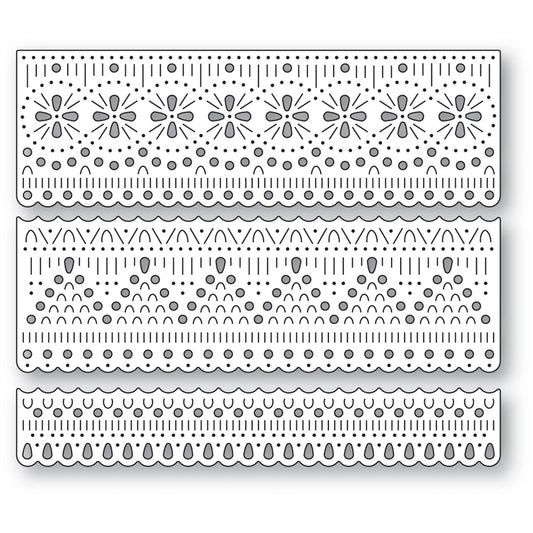 Poppystamps 2630 Nordic Delicate Border Set Craft Die