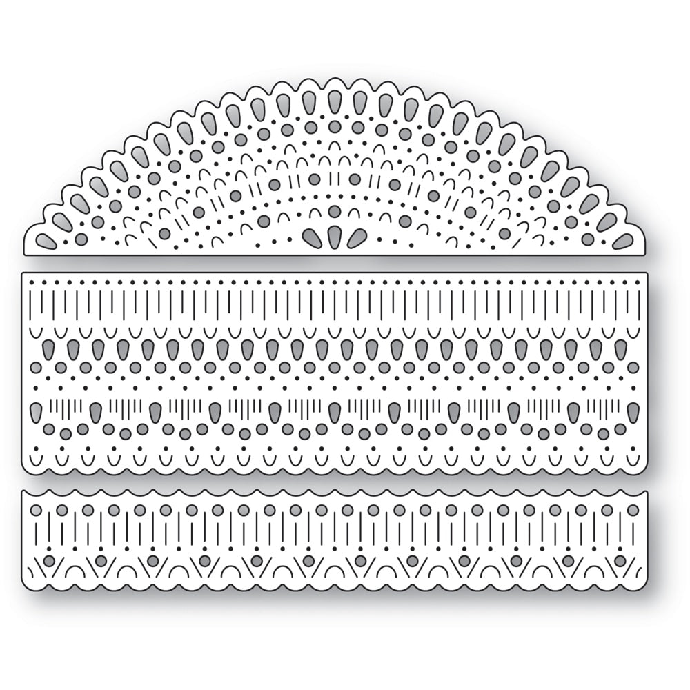 Poppystamps 2631 Nordic Lavish Border Set