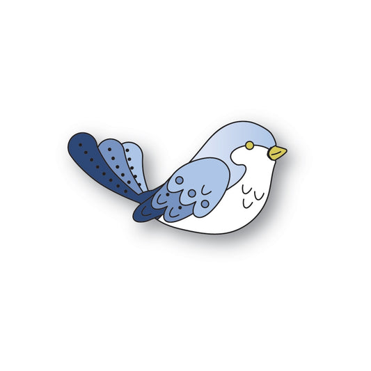 Poppystamps 2632 Nordic Plumed Bird