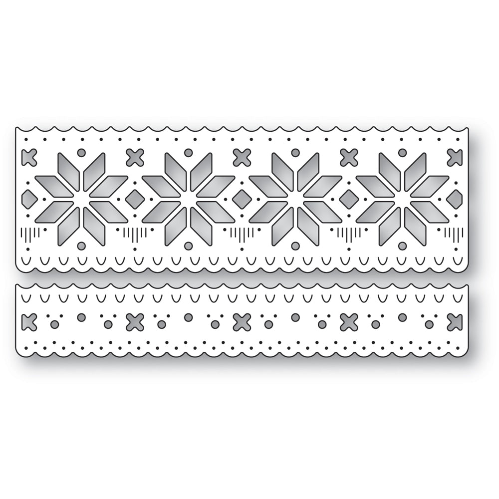 Poppystamps 2633 Nordic Wintertide Border Set