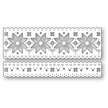 Poppystamps 2633 Nordic Wintertide Border Set