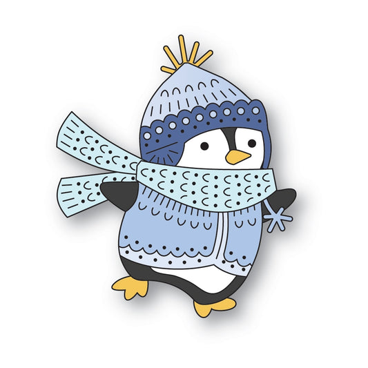 Poppystamps 2634 Nordic Playful Penguin