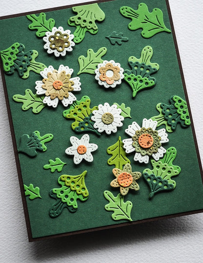 Poppystamps 2637 Nordic Flower Bunch Craft Die