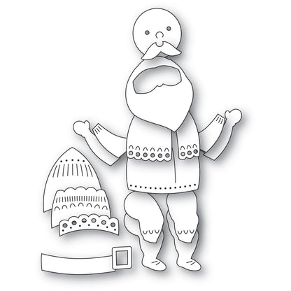 Poppystamps 2644 Nordic Dancing Gnome