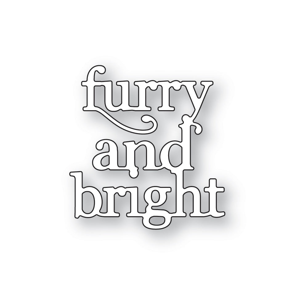 Poppystamps 2654 Furry and Bright Craft Die