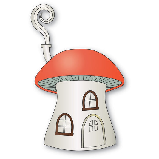 Poppystamps 2655 Large Mushroom House