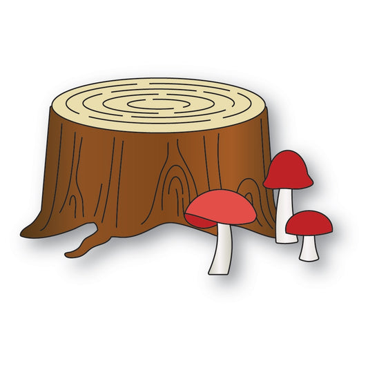 Poppystamps 2657 Forest Stump Craft Die