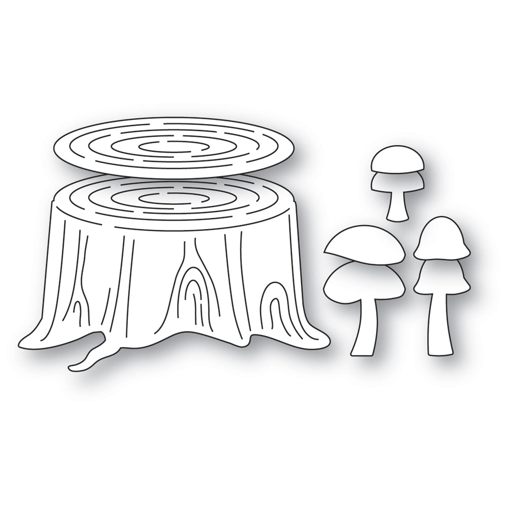 Poppystamps 2657 Forest Stump Craft Die