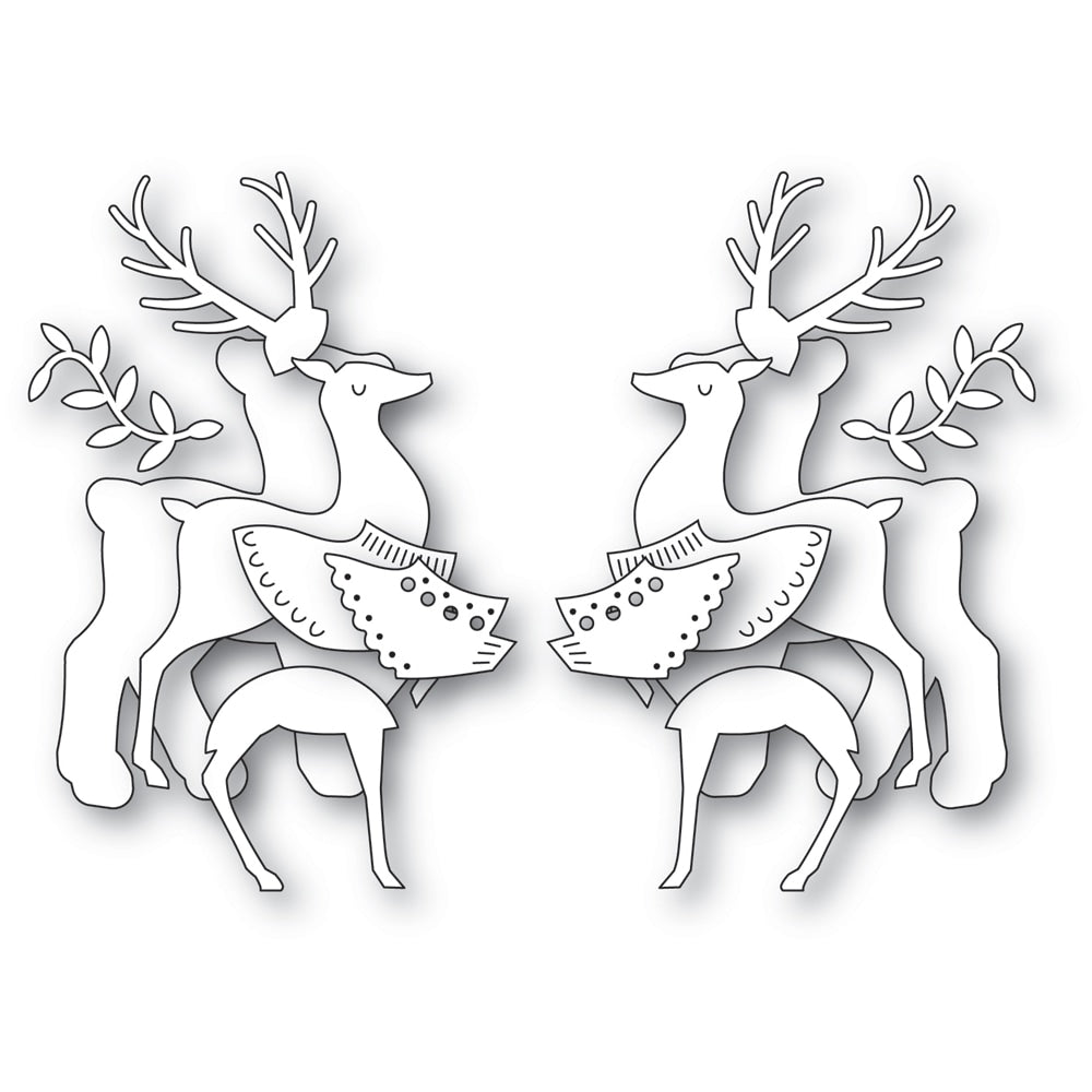 Poppystamps 2659 Nordic Regal Deer Craft Die