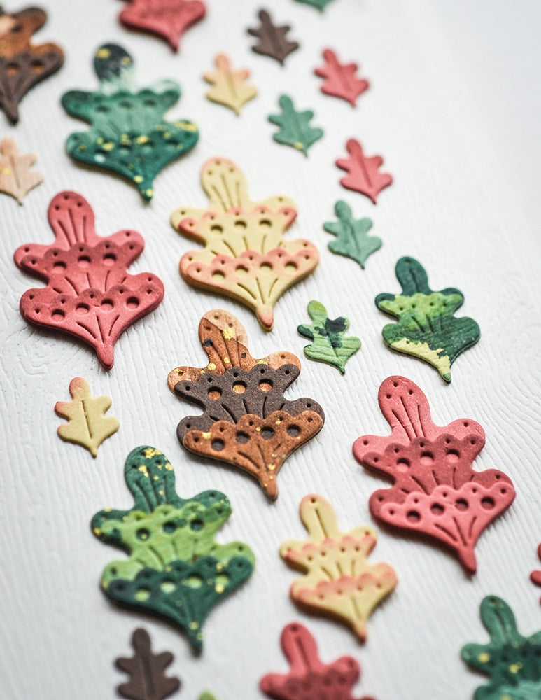 Poppystamps 2664 Nordic Oak Leaves Craft Die