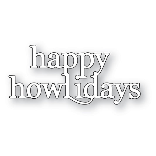 Poppystamps 2666 Happy Howlidays Craft Die