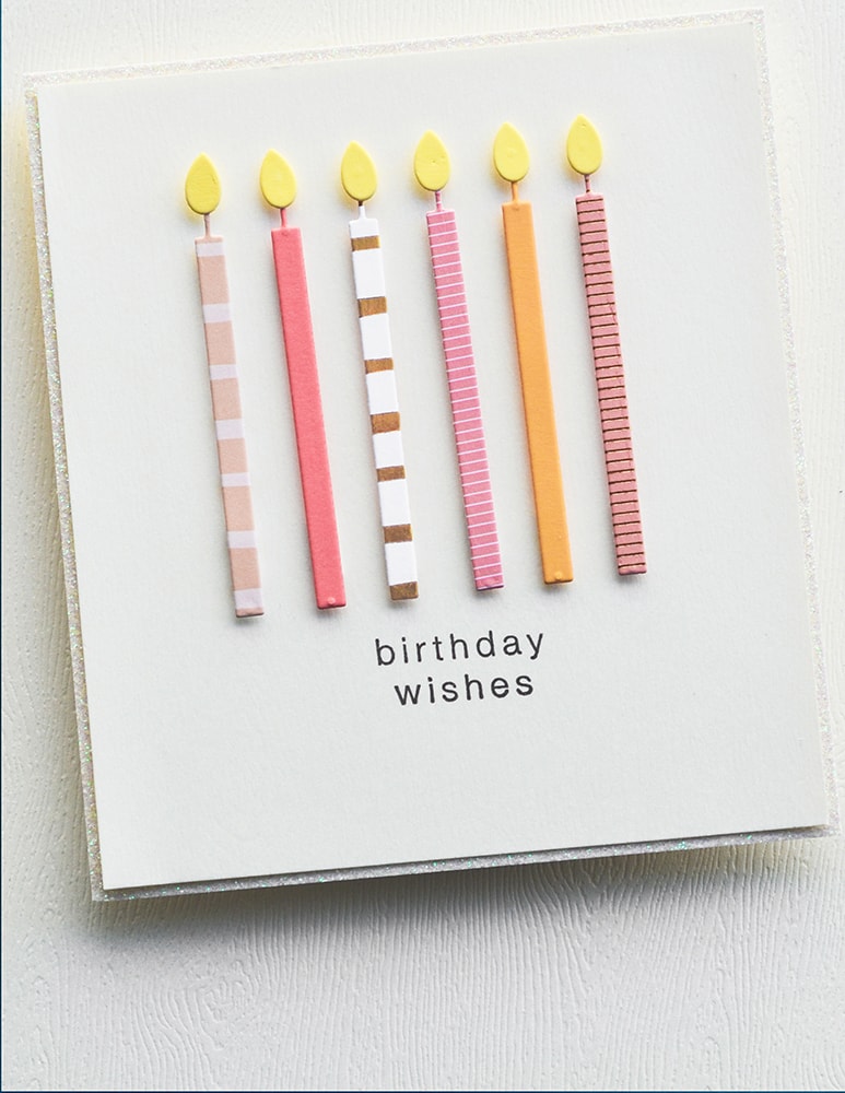 Poppystamps 2671 Basic Birthday Candles Craft Die