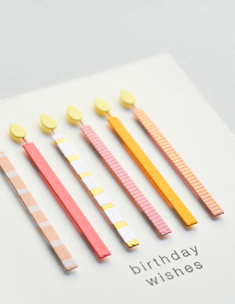 Poppystamps 2671 Basic Birthday Candles Craft Die