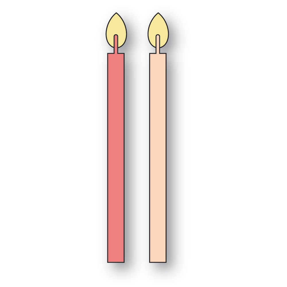 Poppystamps 2671 Basic Birthday Candles Craft Die