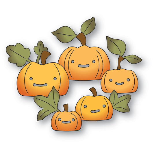 Poppystamps 2687 Perky Pumpkins craft die