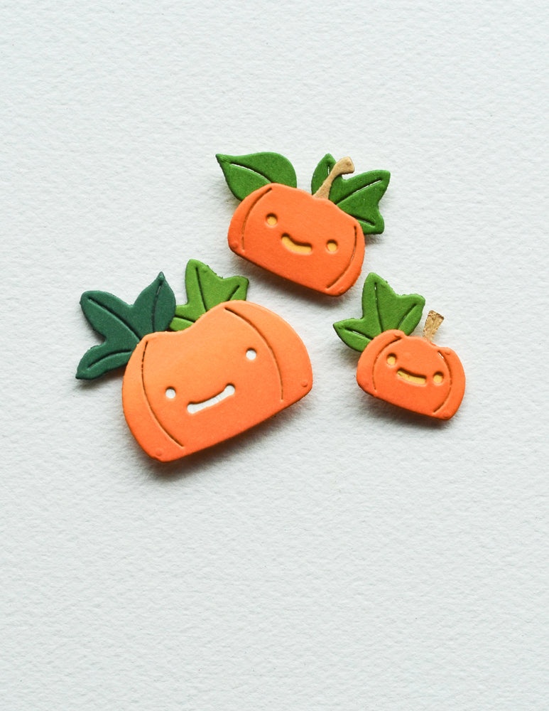 Poppystamps 2687 Perky Pumpkins craft die