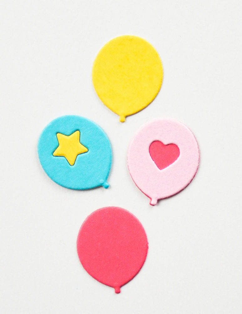 Poppystamps 2695 Festive Balloons Craft Die