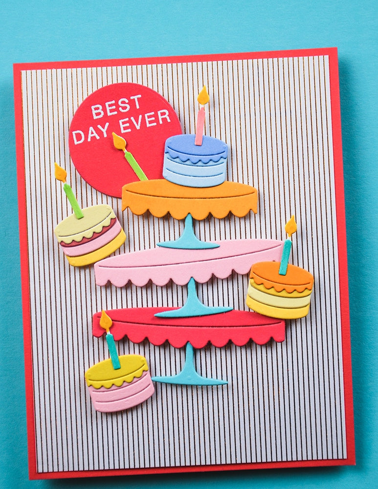 Poppystamps 2696 Layer Cakes Craft Die
