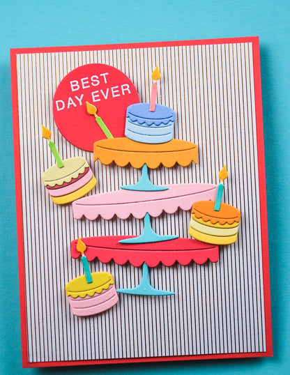 Poppystamps 2696 Layer Cakes Craft Die