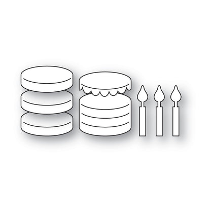Poppystamps 2696 Layer Cakes Craft Die