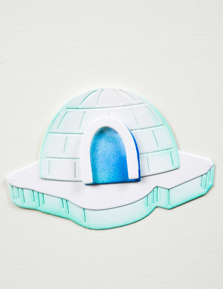 Poppystamps 2698 Floating Igloo and Iceberg Craft Die