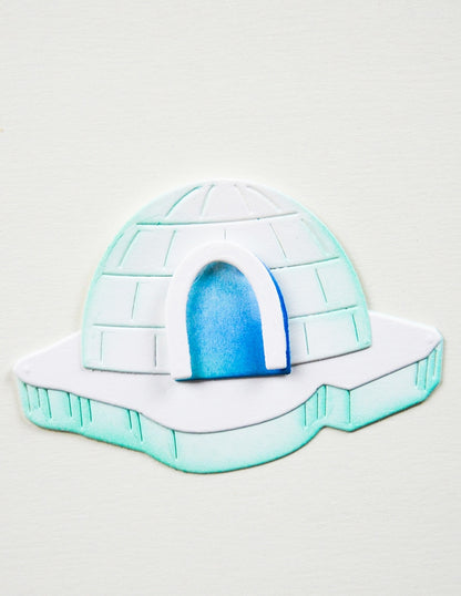 Poppystamps 2698 Floating Igloo and Iceberg Craft Die