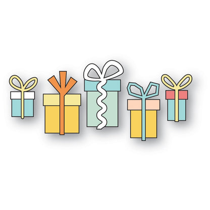 Poppystamps 2699 Frilly Gifts Craft Die