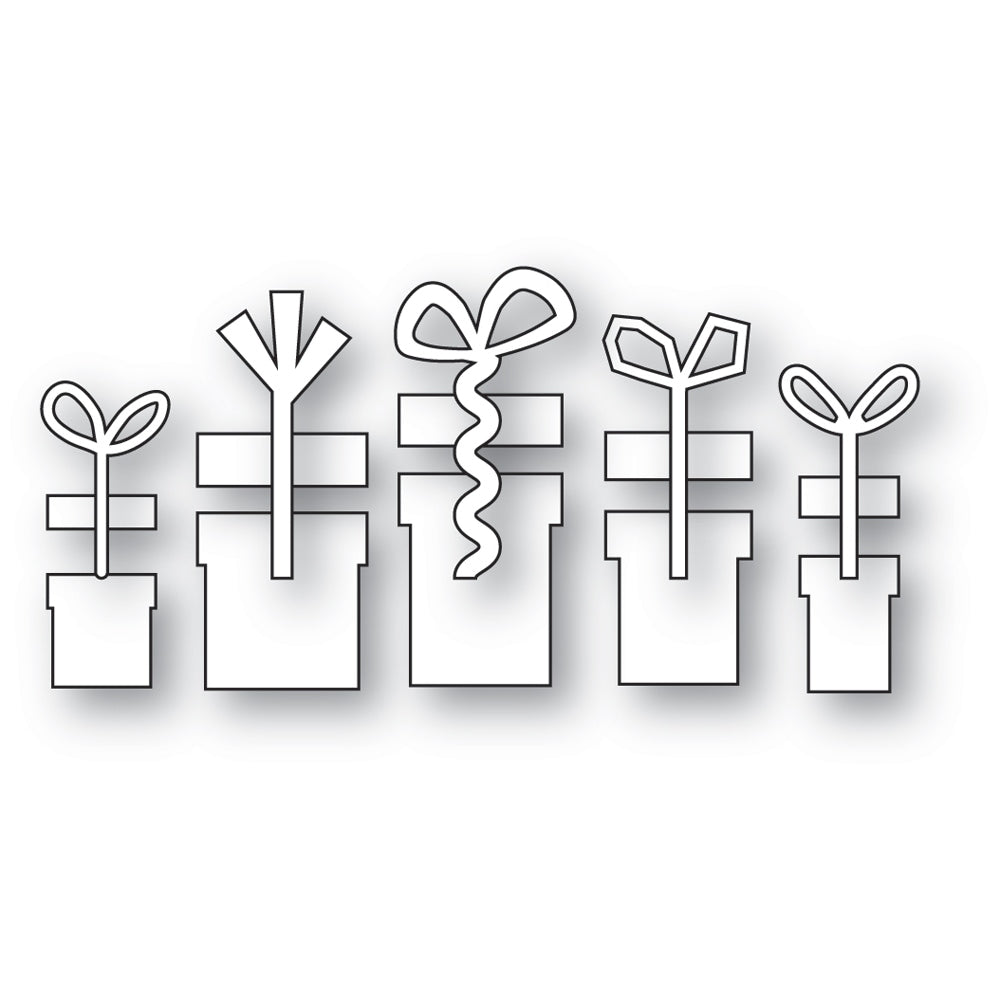 Poppystamps 2699 Frilly Gifts Craft Die