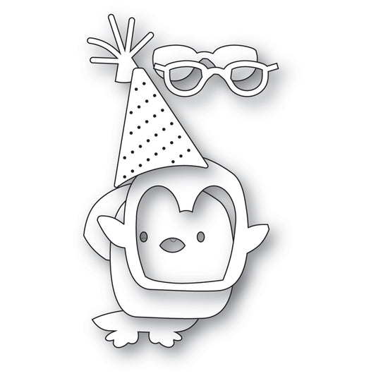 Poppystamps 2700 Fancy Party Penguin Craft Die