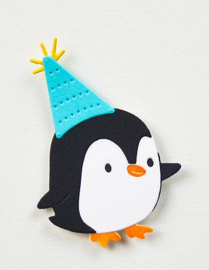 Poppystamps 2701 Birthday Penguin Craft Die