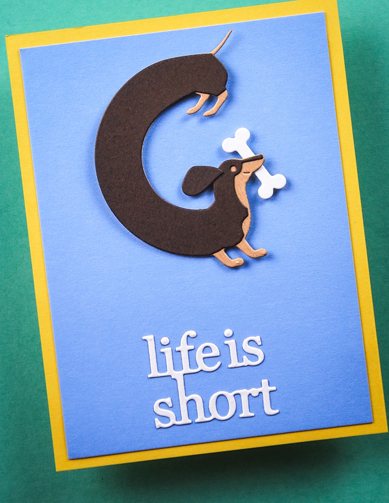 Poppystamps 2735 Life is Short Craft Die