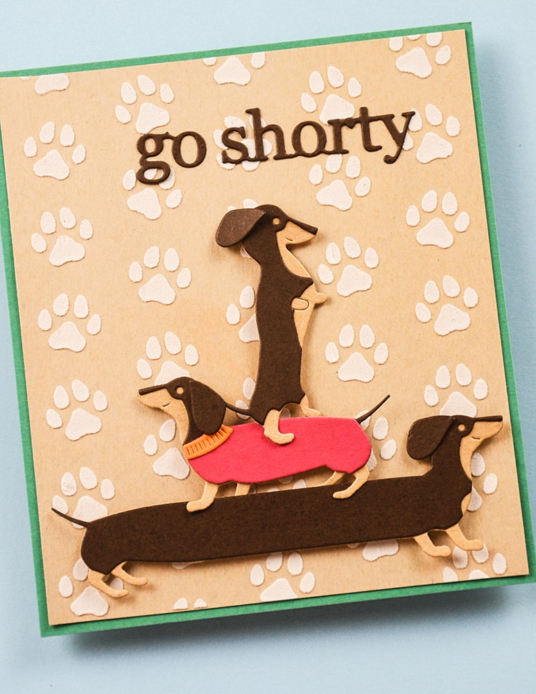 Poppystamps 2728 Go Shorty Craft Die