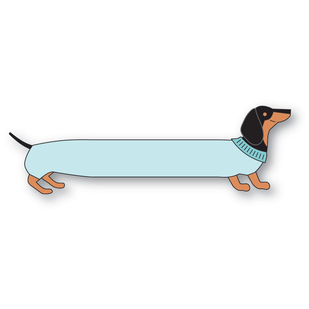 Poppystamps 2722 Long Dachshund Craft Die