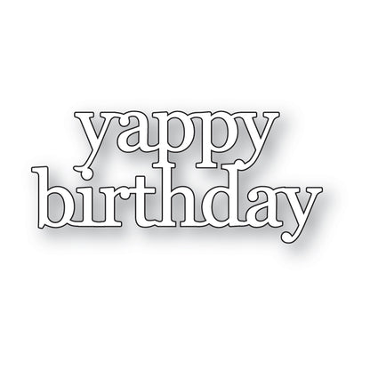 Poppystamps 2734 Yappy Birthday Craft Die