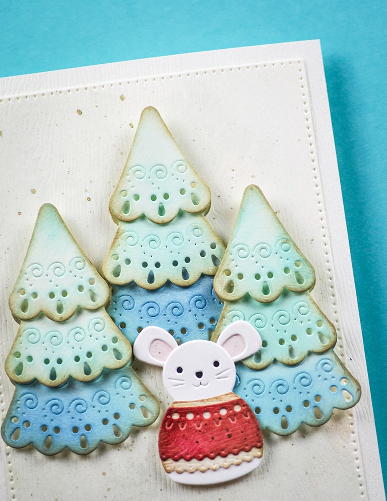 Poppystamps 2737 Nordic Swirl Tree craft die