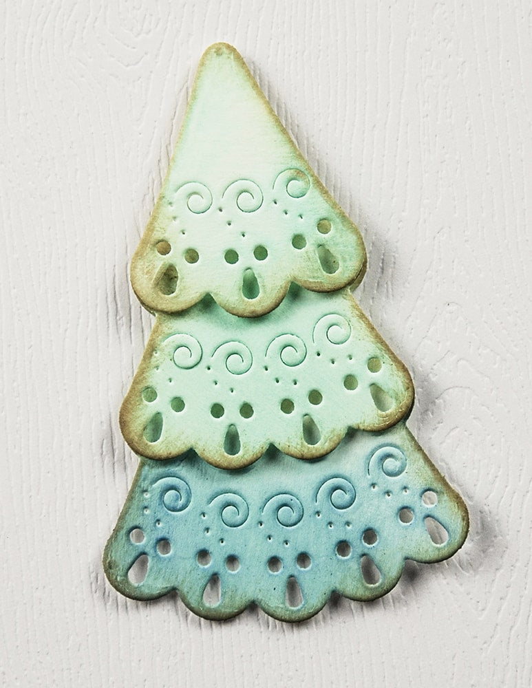 Poppystamps 2737 Nordic Swirl Tree craft die