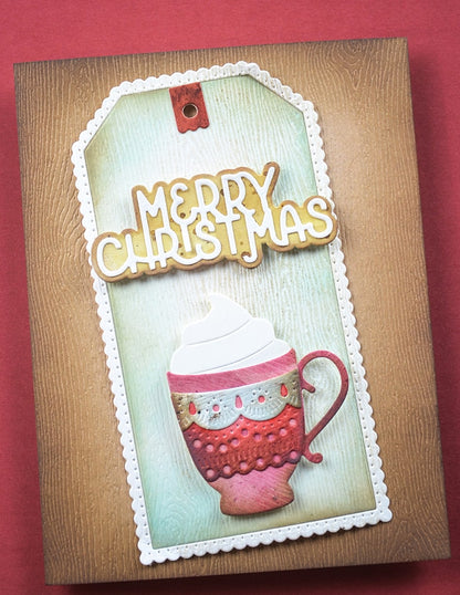 Poppystamps 2746 Nordic Cozy Cocoa craft die
