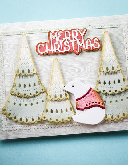 Poppystamps 2759 Nordic Grand Tree Toppers craft die