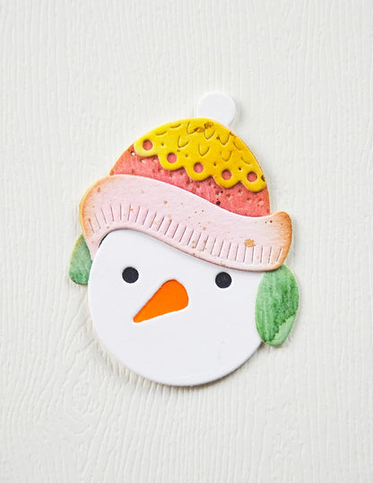 Poppystamps 2742 Nordic Chilly Snowman craft die