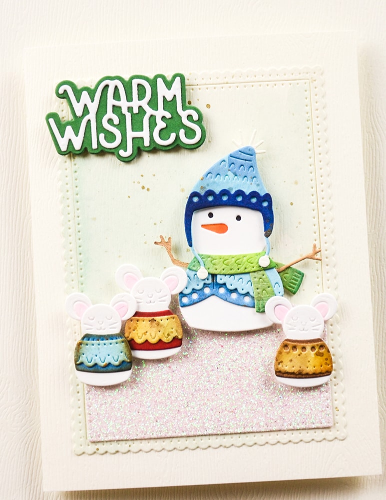 Poppystamps 2744 Nordic Tiny Mouse craft die