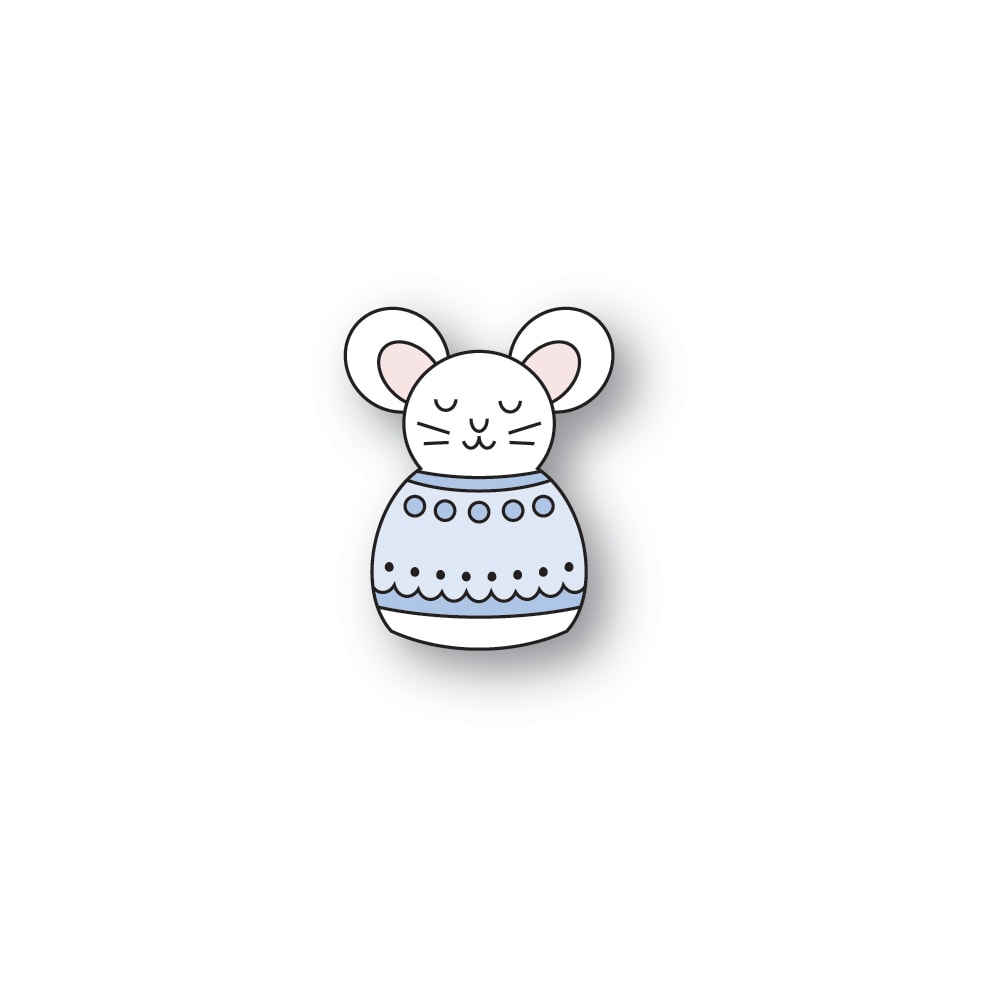 Poppystamps 2744 Nordic Tiny Mouse craft die