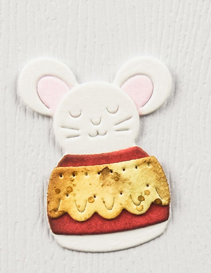 Poppystamps 2744 Nordic Tiny Mouse craft die