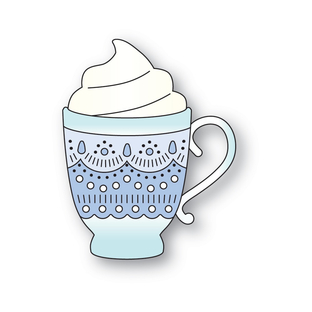 Poppystamps 2746 Nordic Cozy Cocoa craft die