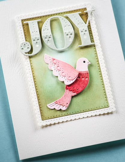 Poppystamps 2747 Nordic Serene Dove craft die