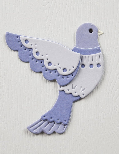 Poppystamps 2747 Nordic Serene Dove craft die