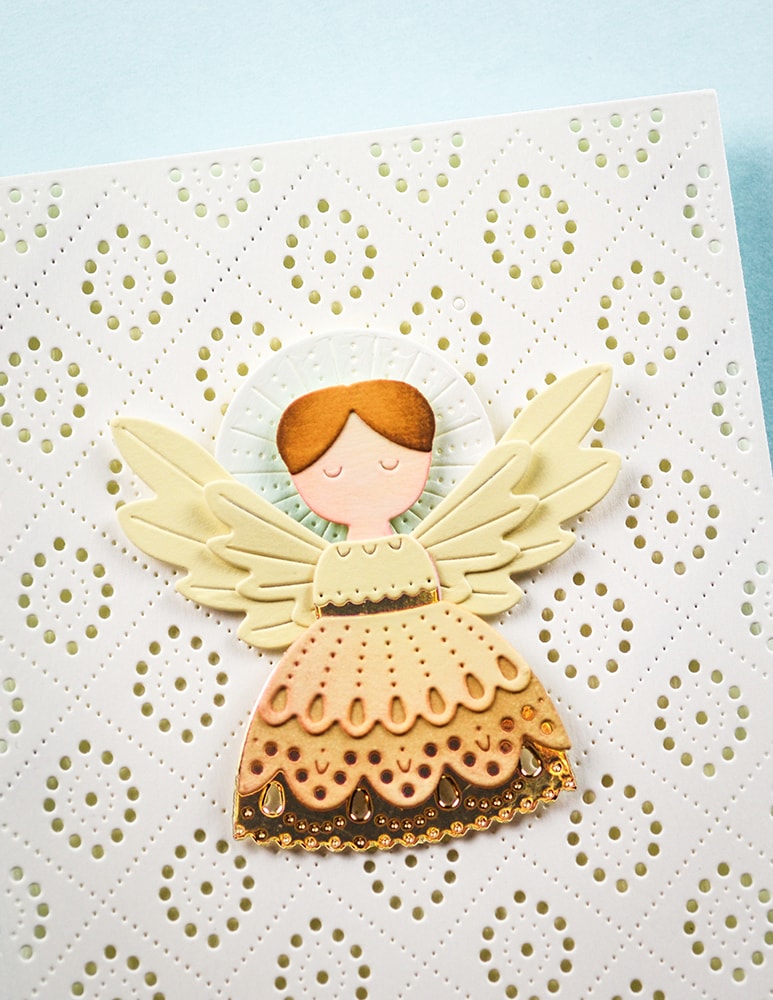 Poppystamps 2748 Nordic Sweet Angel craft die