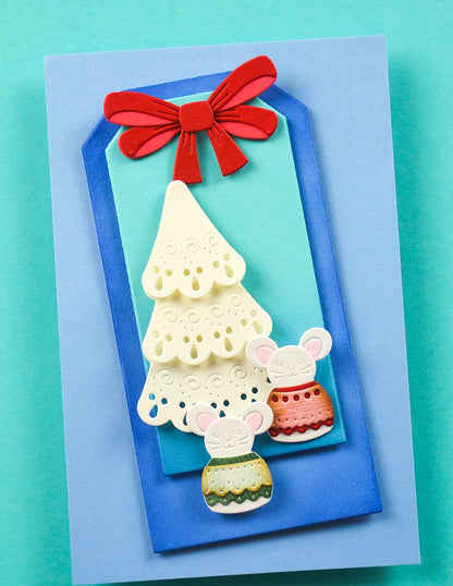 Poppystamps 2744 Nordic Tiny Mouse craft die