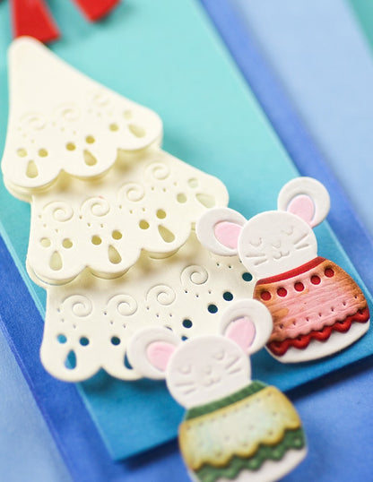 Poppystamps 2737 Nordic Swirl Tree craft die